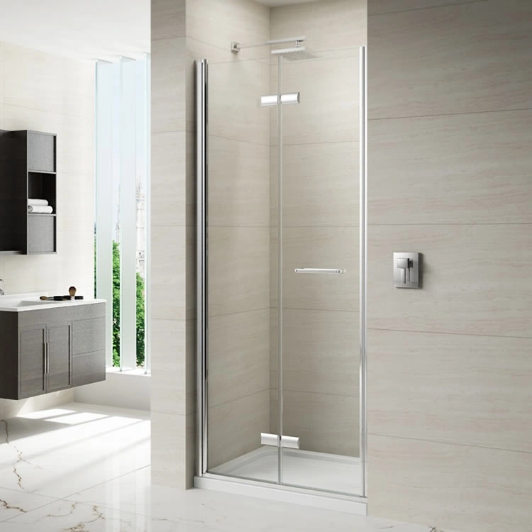 Merlyn 8 Series Frameless Hinged Bifold Shower Door Sanctuary Bathrooms