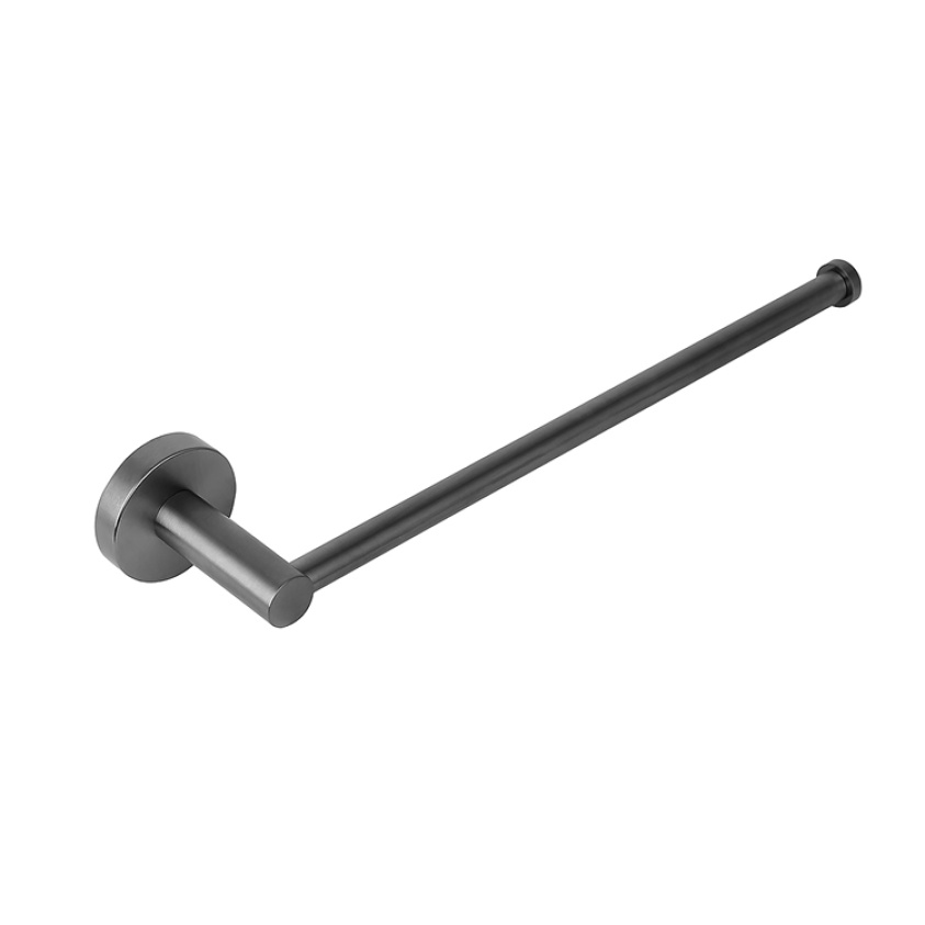 Product Cut out image of the JTP Vos Brushed Black Towel Bar