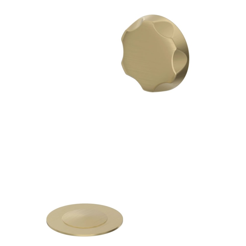 Heritage Brushed Brass Pop Up Bath Waste