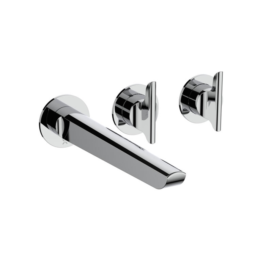 Crosswater Foile Module Chrome 2 Handle Shower Valve & Bath Spout