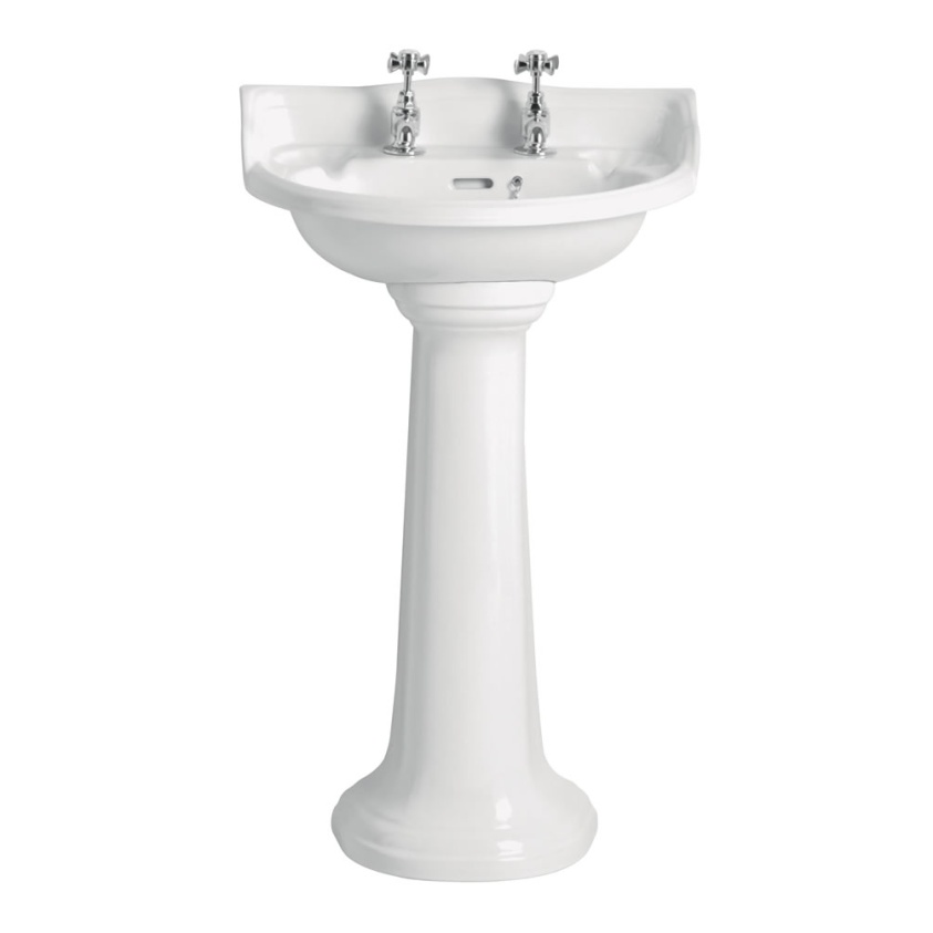 Heritage Dorchester Cloakroom Basin & Pedestal