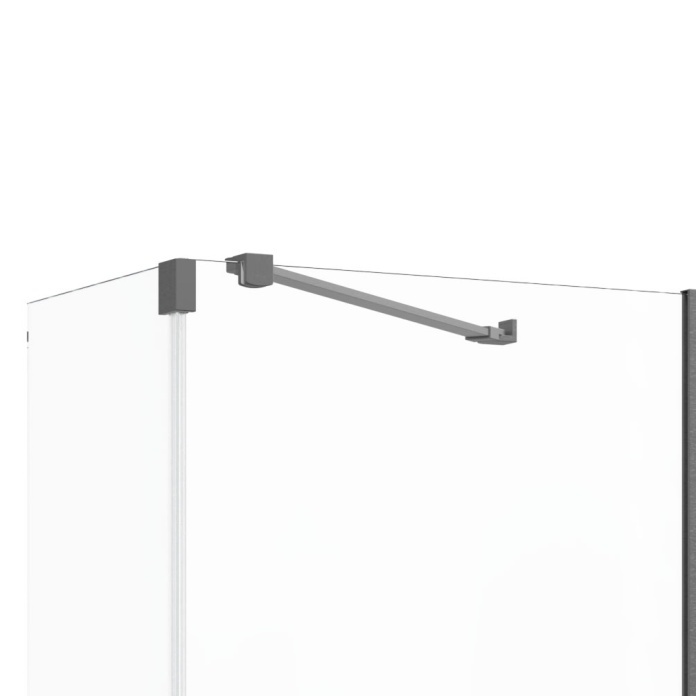 Crosswater Slate Angled Glass-to-Wall Bracing Bar | Sanctuary Bathrooms