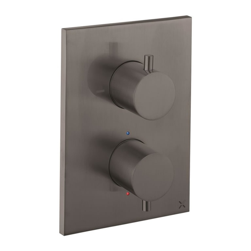 Crosswater MPRO Slate Crossbox 2 Outlet Multi Flow Shower Valve