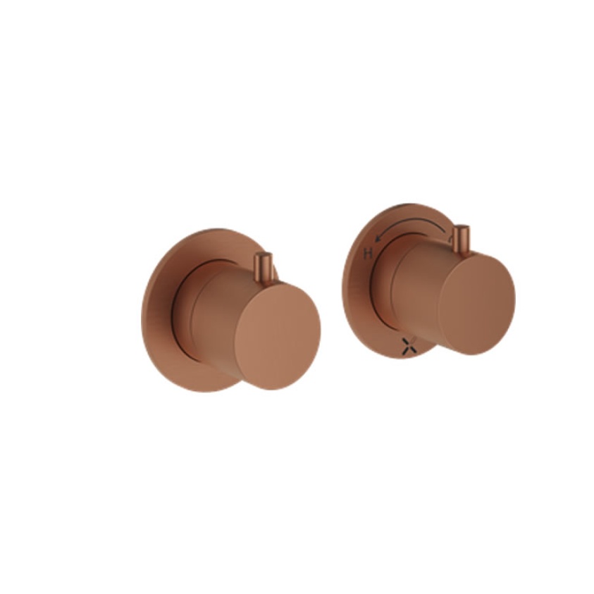 Crosswater Module Brushed Bronze 2 Handle Shower Valve