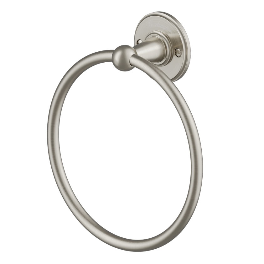 Burlington Brushed Nickel Towel Ring