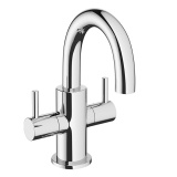 Product Cut out image of the Crosswater MPRO Chrome Mini Basin Monobloc