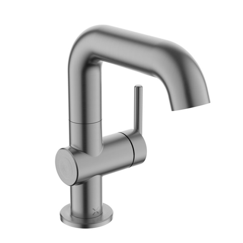 Crosswater 3ONE6 Lever Slate Basin Mixer With Swivel Spout