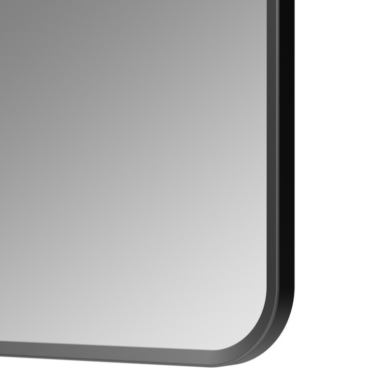 Apex Matt Black 600 x 800 Rectangle Mirror | Sanctuary Bathrooms