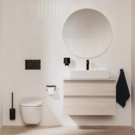 Lifestyle image of a selection of products from Roca The Gap Range