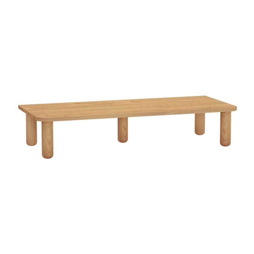 Photo of Vitra Sento Oak Console With Legs Cutout