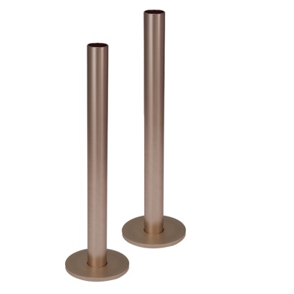 JTP Brushed Bronze Radiator Valve Pipes & Flanges