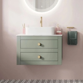 image of a crosswater wall hung vanity unit