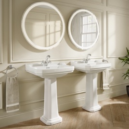 A Pair of Roca Carmen Basins & Pedestal