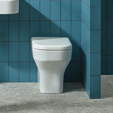 Roper Rhodes Zest White Short Projection Back To Wall WC Toilet