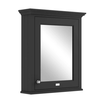 Black surface mount store medicine cabinet