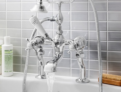 Crosswater Belgravia Crosshead Bath Shower Mixer with Kit