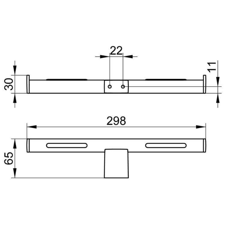 Keuco Plan Double Toilet Roll Holder | Sanctuary Bathrooms