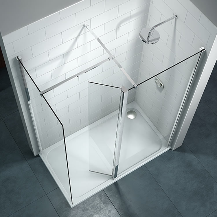 Merlyn 8 Series Walk In Shower With Swivel Panel Sanctuary Bathrooms