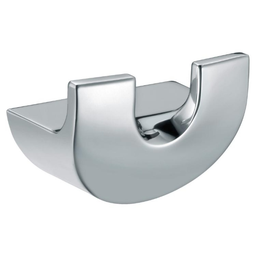 Product Lifestyle image of Keuco Elegance Chrome Double Towel Hook 11613 010000