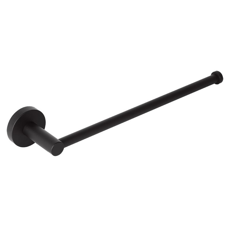 JTP Vos Matt Black Towel Bar - 28112MB | Sanctuary Bathrooms