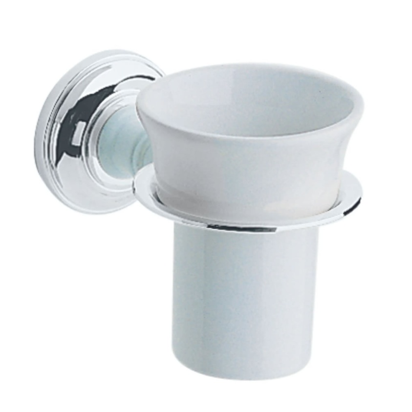 Heritage Clifton Chrome Tumbler & Holder Image