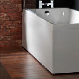 Lifestyle image of a Carron Front Bath Panel