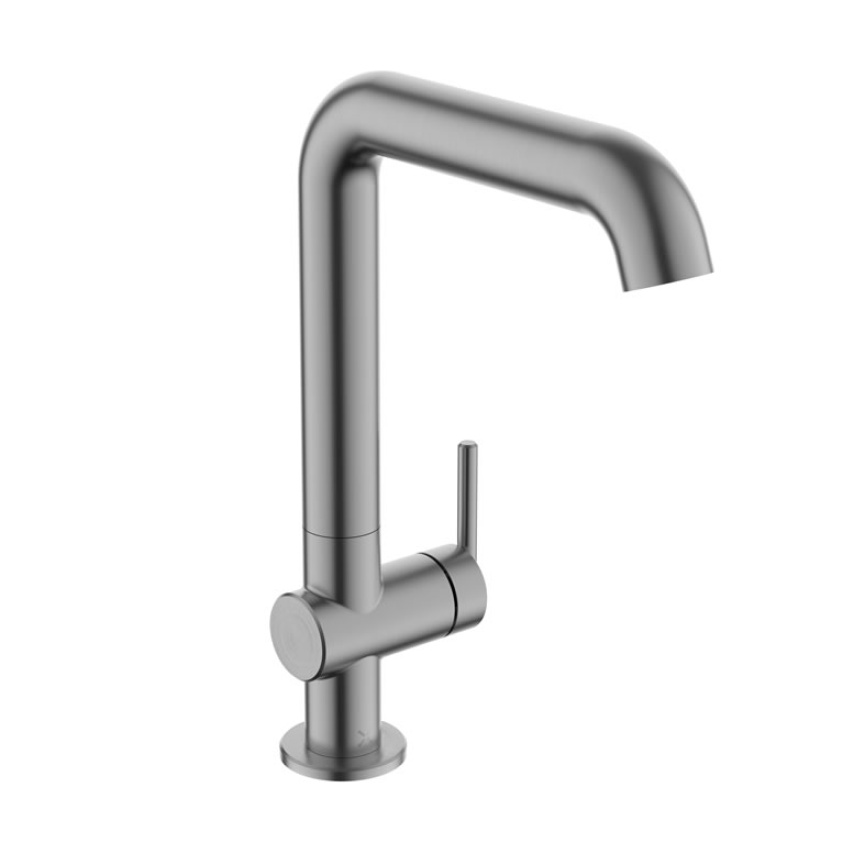 Crosswater 3ONE6 Lever Slate Tall Basin Mixer