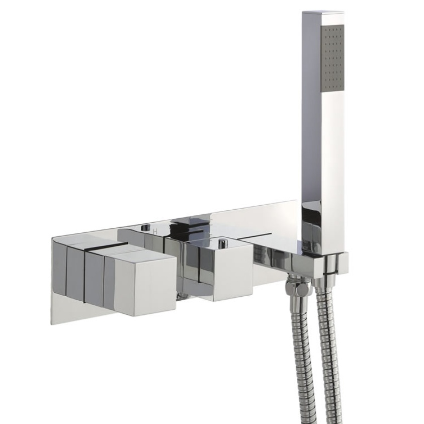 JTP Athena Thermostatic Concealed Shower Valve With Handset