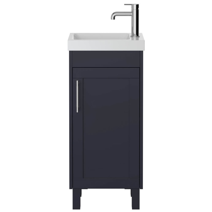 Heritage Lynton Midnight Blue Floorstanding Cloakroom Vanity Unit