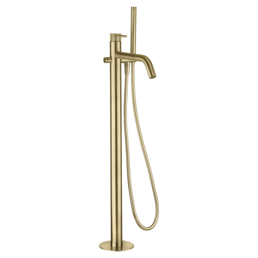 Crosswater 3ONE6 316 Brushed Brass Floorstanding Bath Shower Mixer