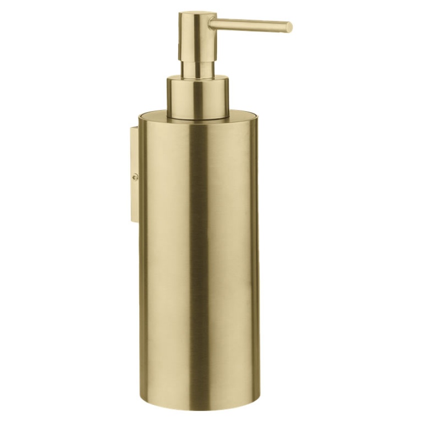 Product Cut out image of the Crosswater 3ONE6 Brushed Brass Soap Dispenser