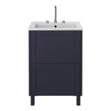 Heritage Lynton 600mm Midnight Blue Freestanding Vanity Unit & Basin