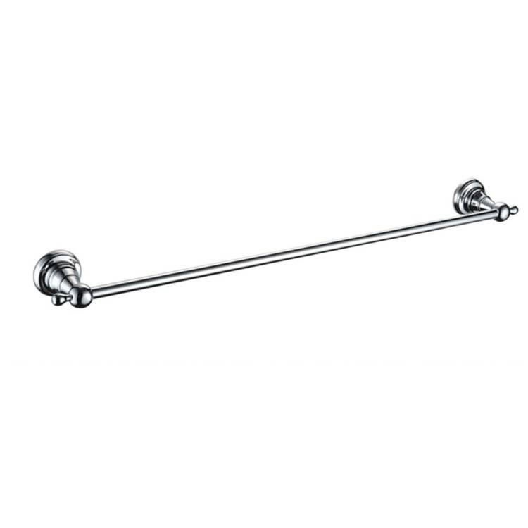 Heritage Holborn Chrome Single Towel Rail | Sanctuary Bathrooms