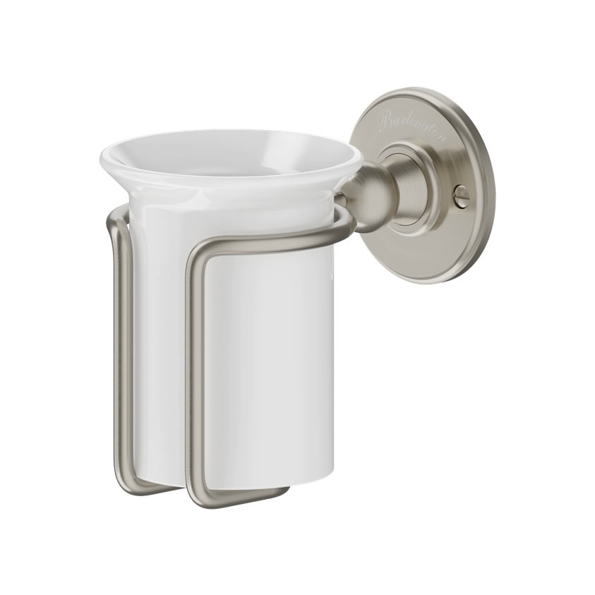 Burlington Brushed Nickel Tumbler Holder