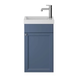 Heritage Caversham 400mm Maritime Blue Wall Mounted Cloakroom Vanity Unit