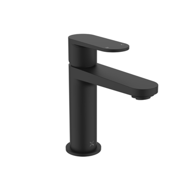 Crosswater Drift Matt Black Basin Monobloc | Sanctuary Bathrooms