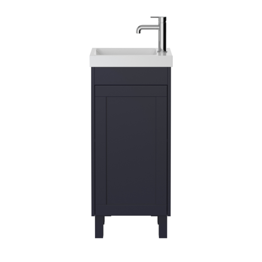 Heritage Lynton Midnight Blue Floorstanding Cloakroom Vanity Unit