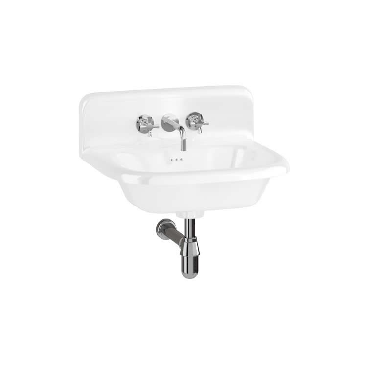 Burlington 550mm Natural Stone Roll Top Basin With Upstand | Sanctuary ...