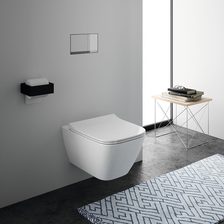 Geberit Smyle Square Compact Wall Hung Wc 