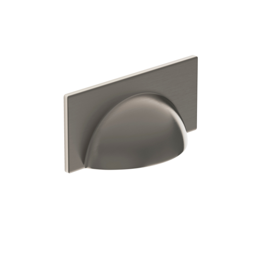 Heritage Brushed Nickel Plated Cup Handle