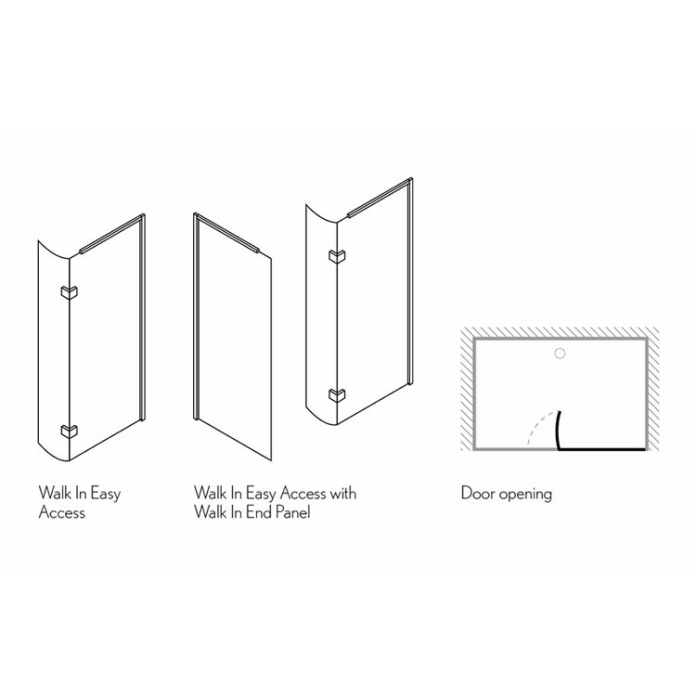 Crosswater Design 8 Easy Access Walk-In Shower | Sanctuary Bathrooms