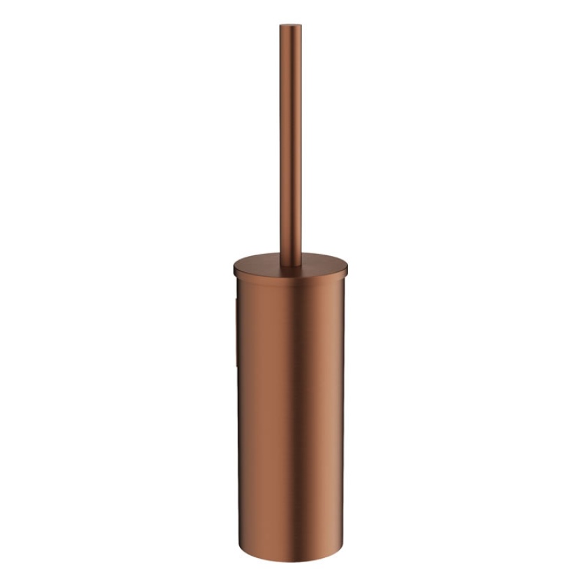 Product Cut out image of the Crosswater MPRO Brushed Bronze Toilet Brush Holder