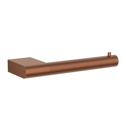 Product Cut out image of the Crosswater MPRO Brushed Bronze Toilet Roll Holder