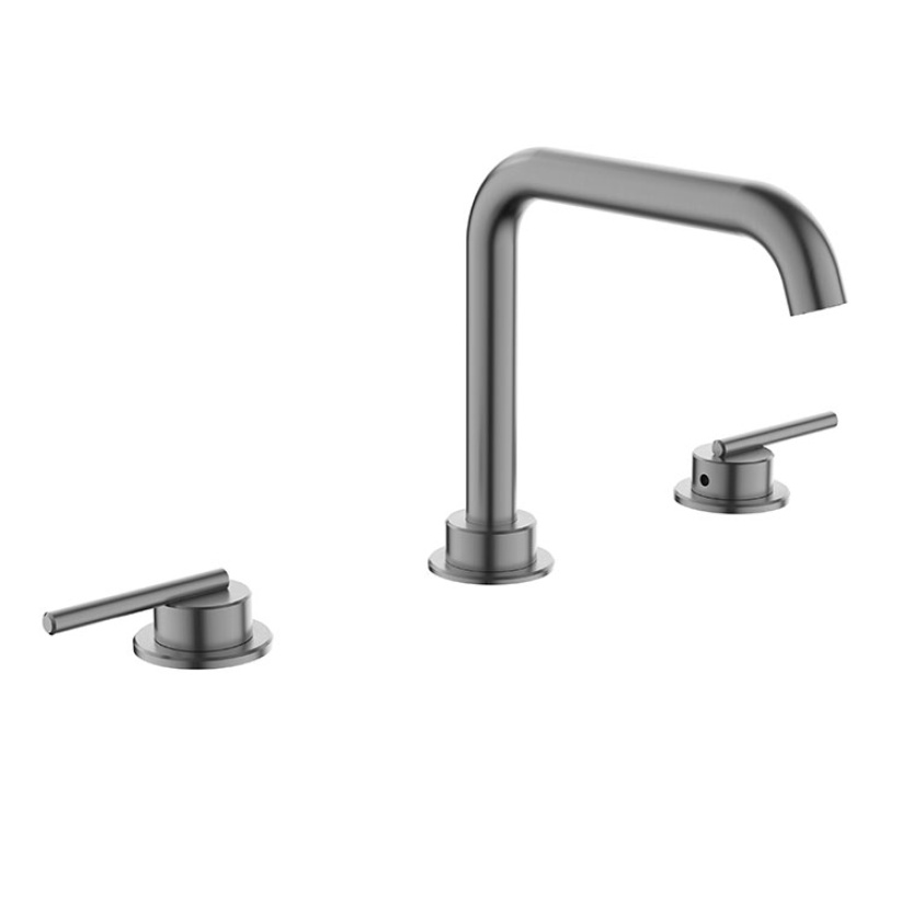 Crosswater 3ONE6 Lever Slate 3 Hole Basin Mixer