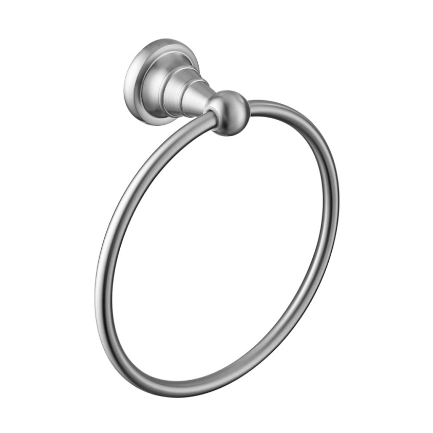 Heritage Holborn Brushed Nickel Towel Ring