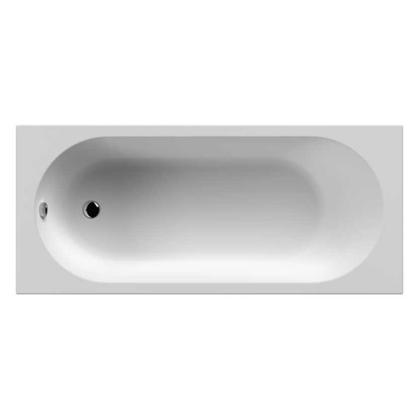 Luna Round 1675 x 700mm Single Ended Bath - Image 1