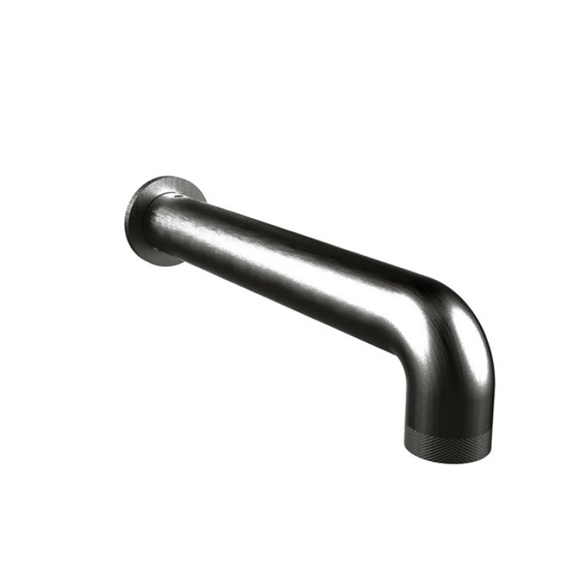 Photo Of Crosswater Union Brushed Black Chrome Bath Spout