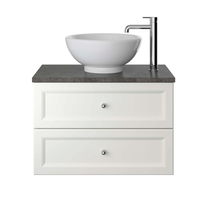 Heritage Caversham 700mm Chantilly Wall Hung 2 Drawer Vanity Unit