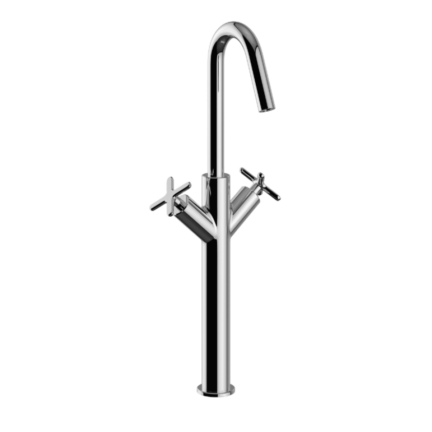 Heritage Salcombe Chrome Tall Basin Mixer